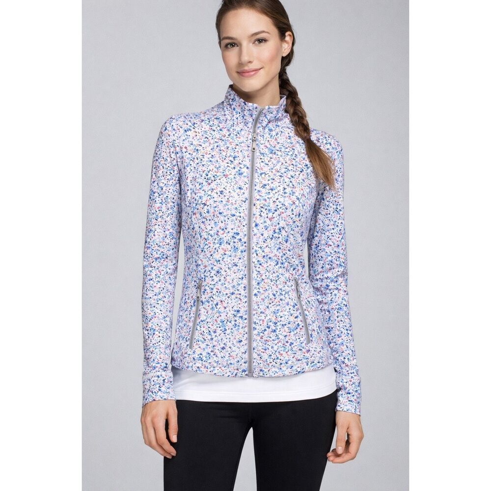 NWOT Lululemon Forme II Jacket Petit Fleur Silver Spoon Sz 6, $128 F35